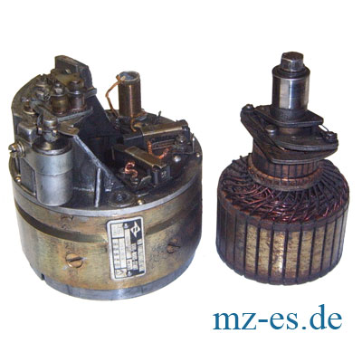 Lichtmaschine 6 Volt 60 Watt komplett mit Fliehkraftregler MZ ES 175, 250 175/1, 250/1, 175/2, 250/2